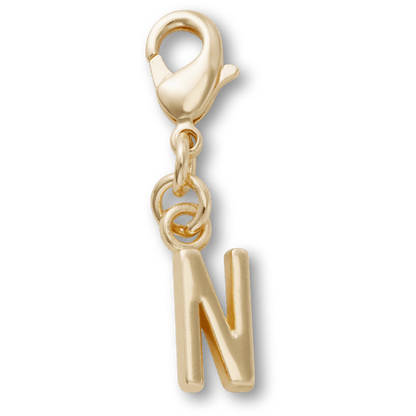 Gold Letter N Charm Jibbitz™ charms | Crocs US