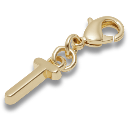 Gold Letter T Charm Jibbitz™ charms | Crocs online