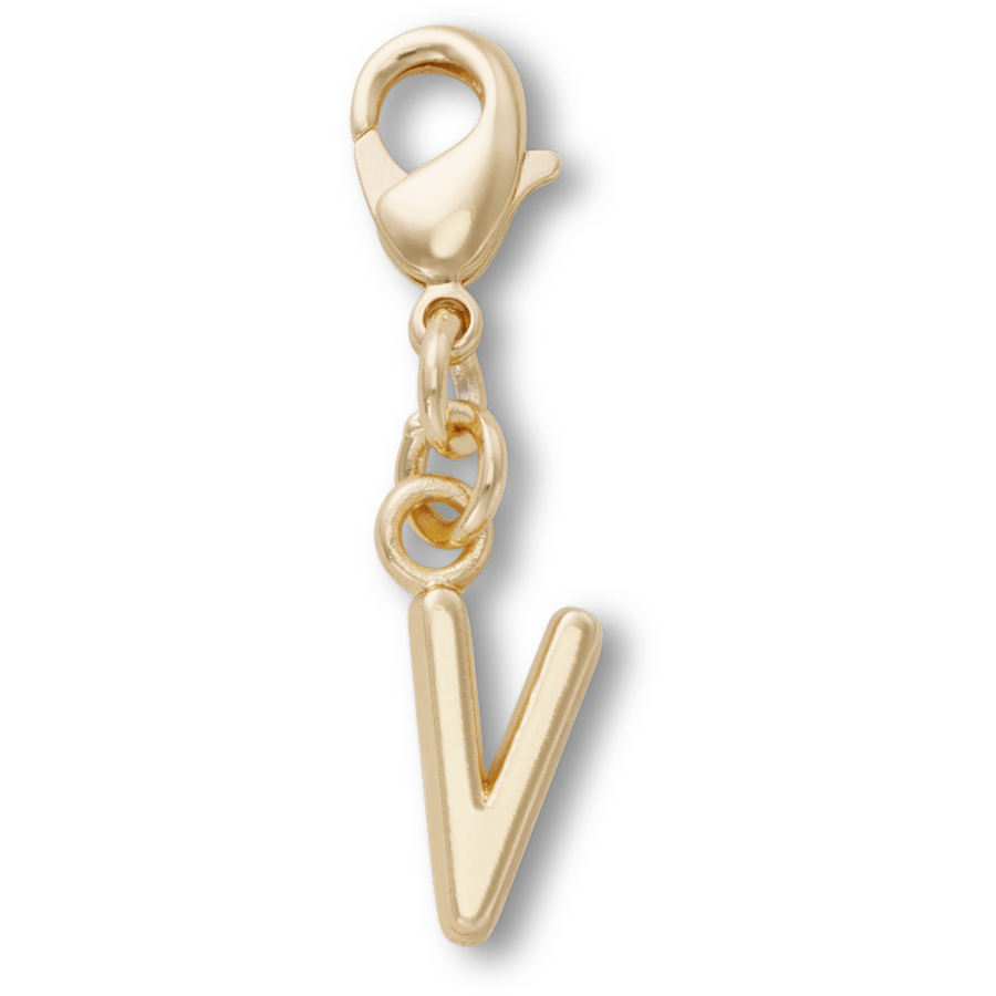 Gold Letter V Charm Jibbitz™ charms | Crocs outlet