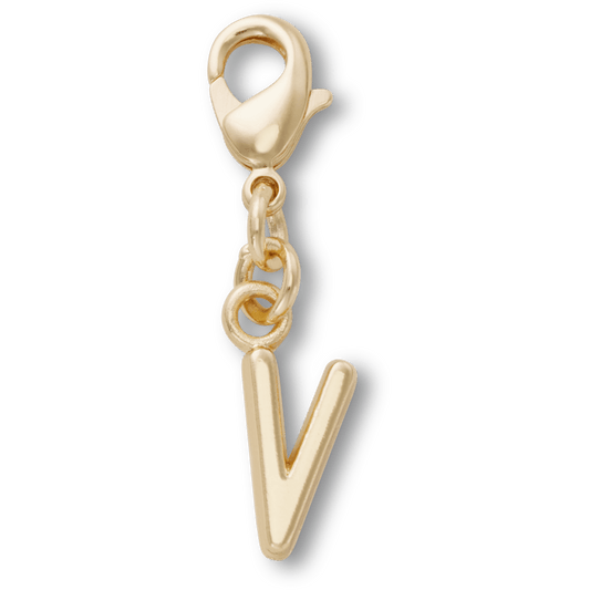 Gold Letter V Charm Jibbitz™ charms | Crocs outlet