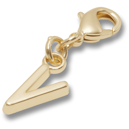 Gold Letter V Charm Jibbitz™ charms | Crocs outlet