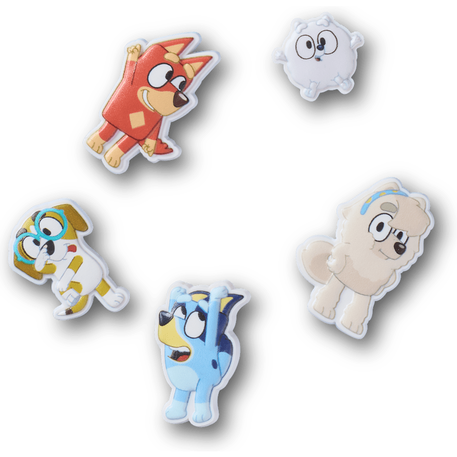 Bluey 5 Pack Jibbitz Shoe Charm | Crocs for sale