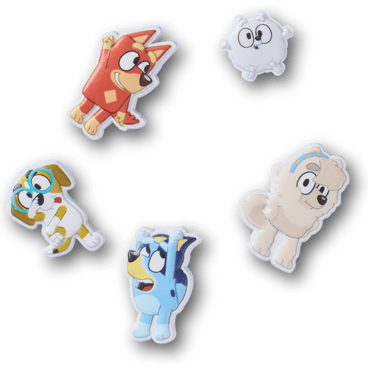 Bluey 5 Pack Jibbitz Shoe Charm | Crocs for sale