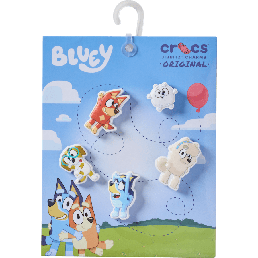 Bluey 5 Pack Jibbitz Shoe Charm | Crocs for sale