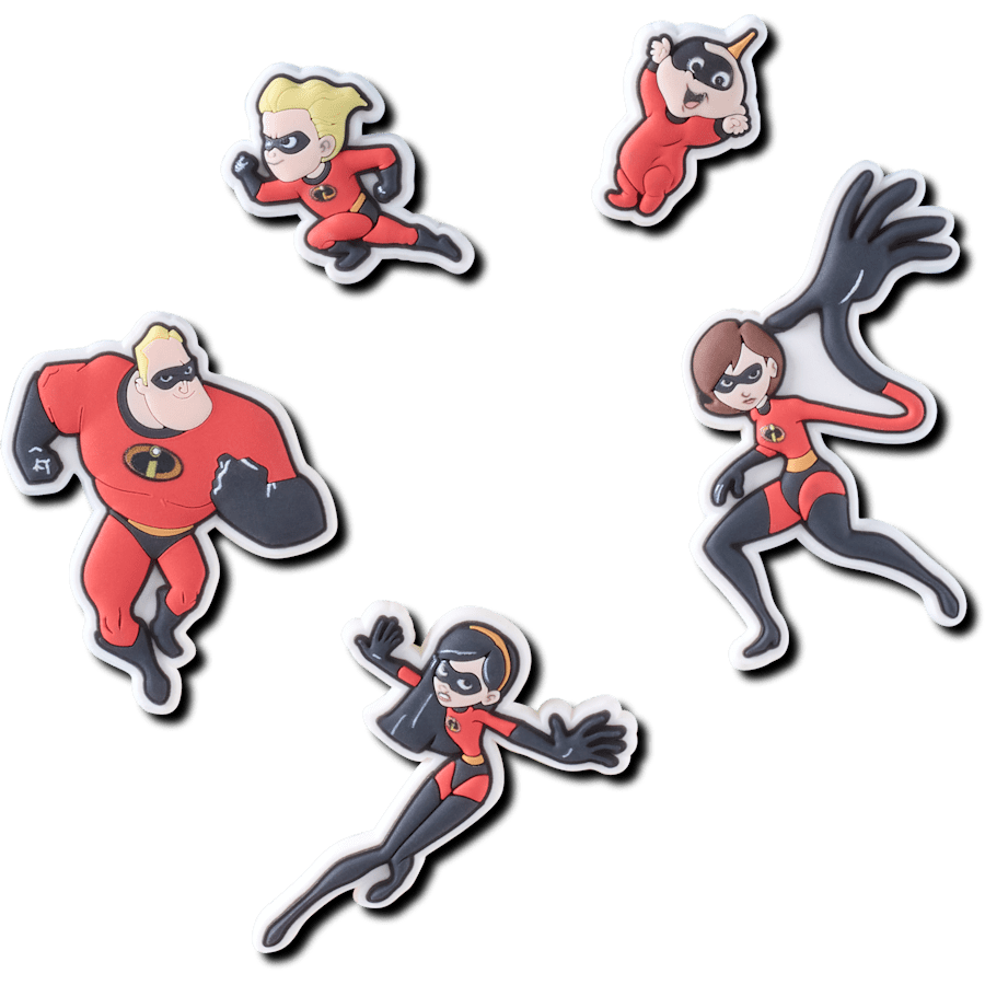 Pixar Incredibles 5 Pack Jibbitz charm | Crocs discount