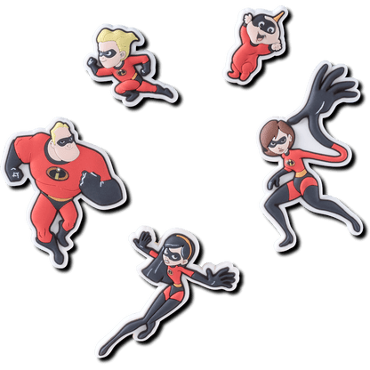 Pixar Incredibles 5 Pack Jibbitz charm | Crocs discount