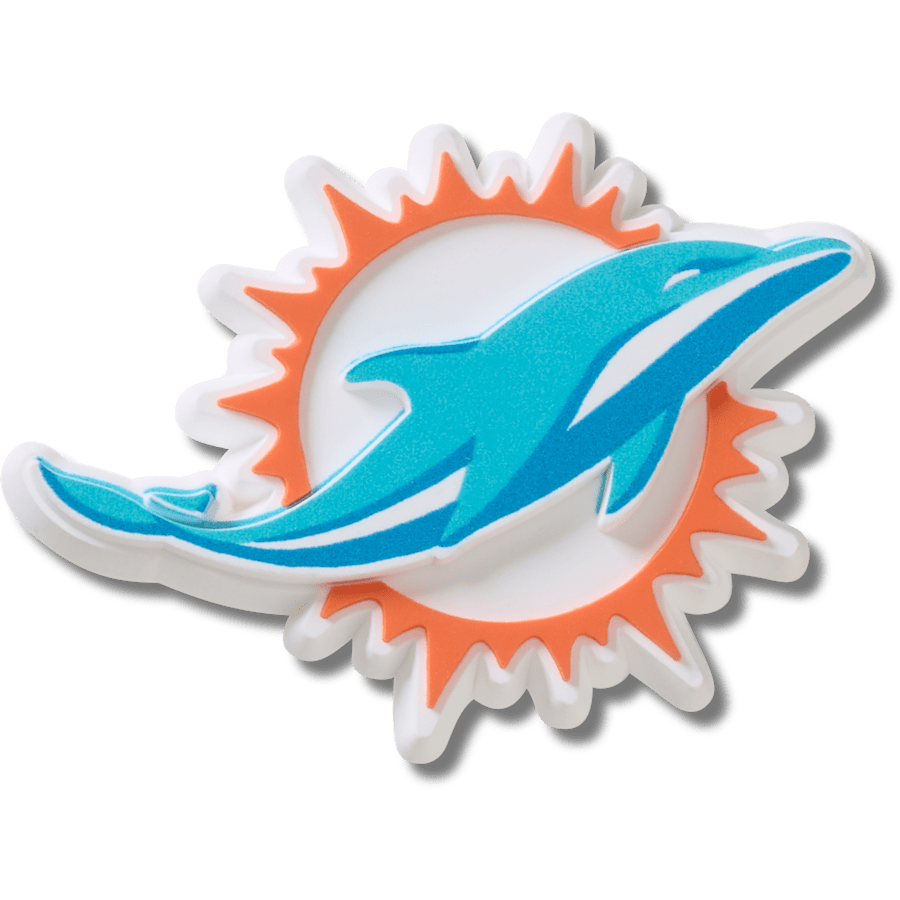 NFL Miami Dolphins Logo Jibbitz™ charms | Crocs online