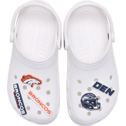 NFL Denver Broncos 5 Pack Jibbitz Shoe Charm | Crocs on sale