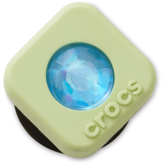 Green PVC Square SMT Gem Jibbitz™ charms | Crocs outlet