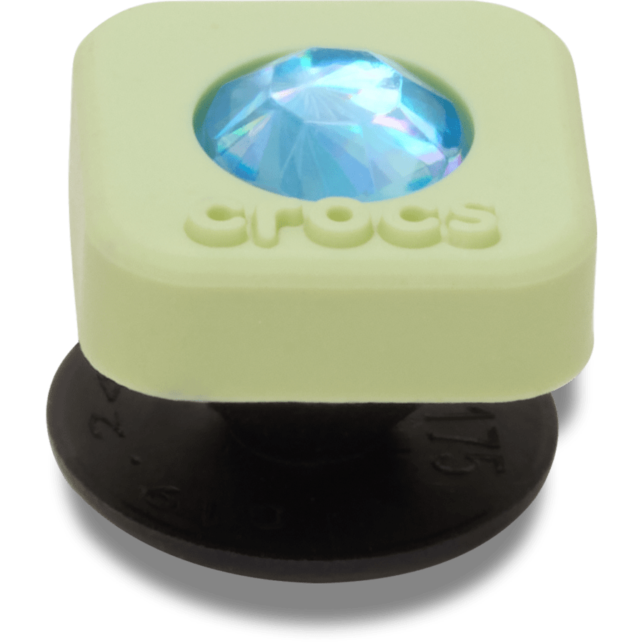 Green PVC Square SMT Gem Jibbitz™ charms | Crocs outlet