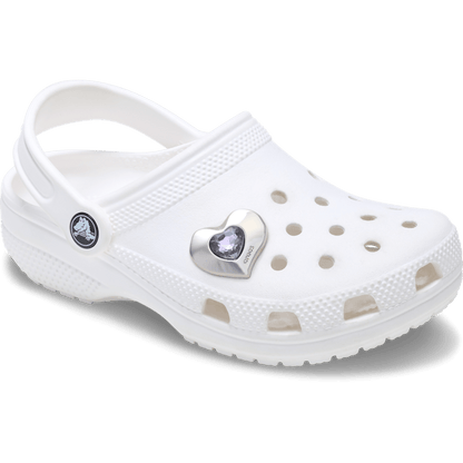 SilverandPurple SMT Gem Heart Jibbitz™ charms | Crocs outlet