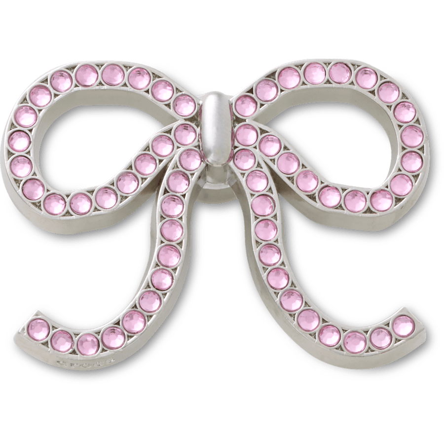 Pink Glittery Bow Jibbitz™ charms | Crocs discount