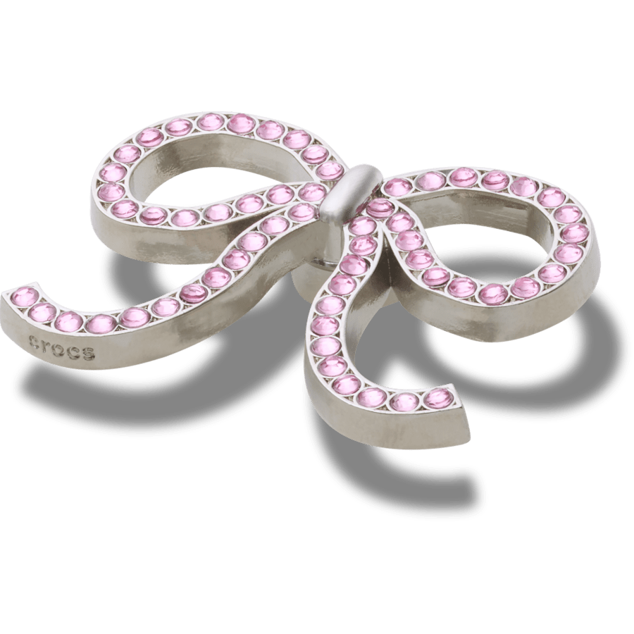 Pink Glittery Bow Jibbitz™ charms | Crocs discount