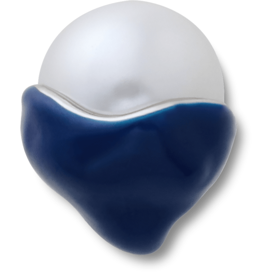 Blue Dipped Enamel SMT Pearl Jibbitz™ charms | Crocs on sale