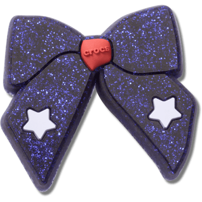 Glittery Blue Bow Jibbitz™ charms | Crocs outlet