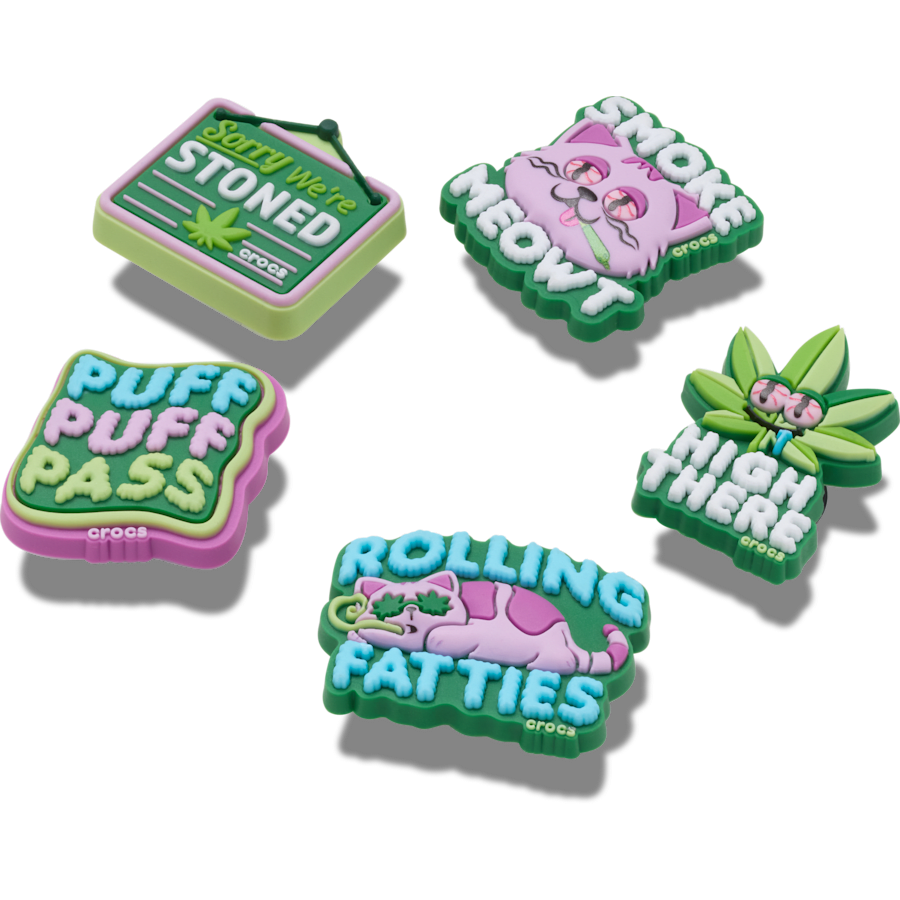 420 Hemp Cuties 5 Pack Jibbitz™ charms | Crocs discount