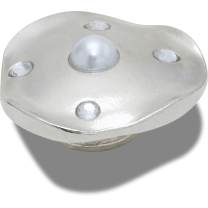 Silver and Pearl Disc Jibbitz™ charms | Crocs sale