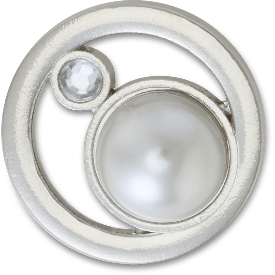 Silver Ring With Pearl Jibbitz™ charms | Crocs on sale
