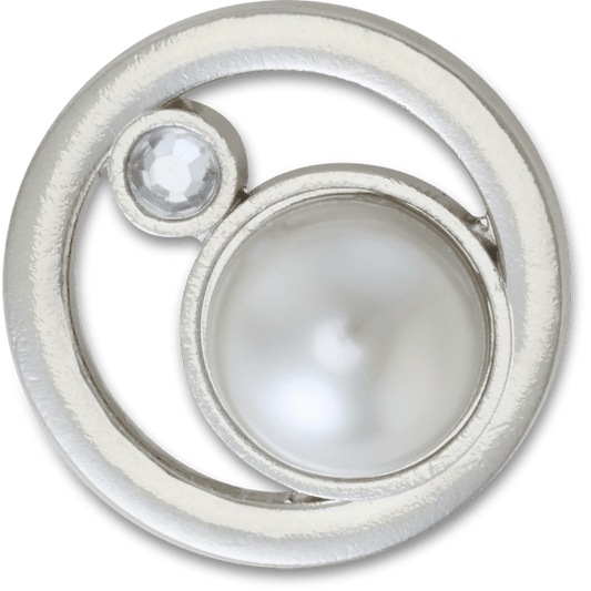 Silver Ring With Pearl Jibbitz™ charms | Crocs on sale