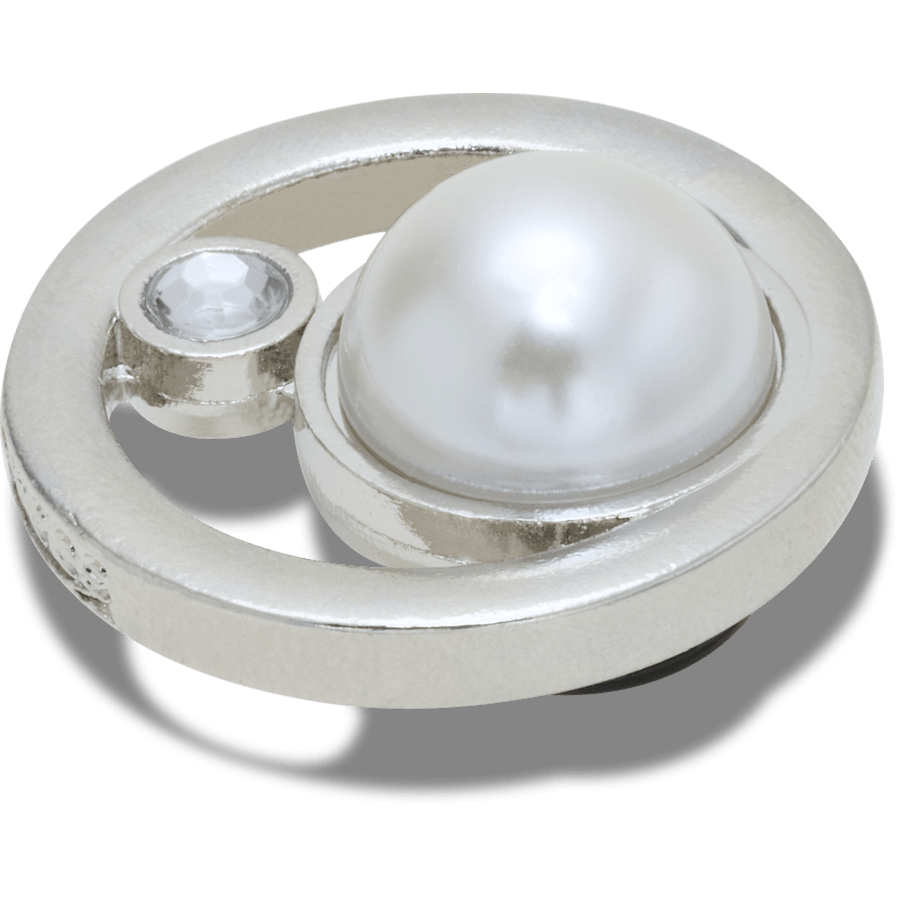Silver Ring With Pearl Jibbitz™ charms | Crocs on sale