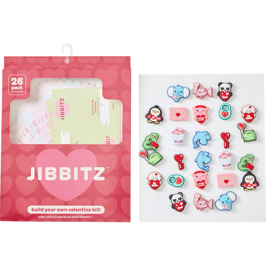 Valentines Day Card 26 Pack Jibbitz™ charms | Crocs for sale