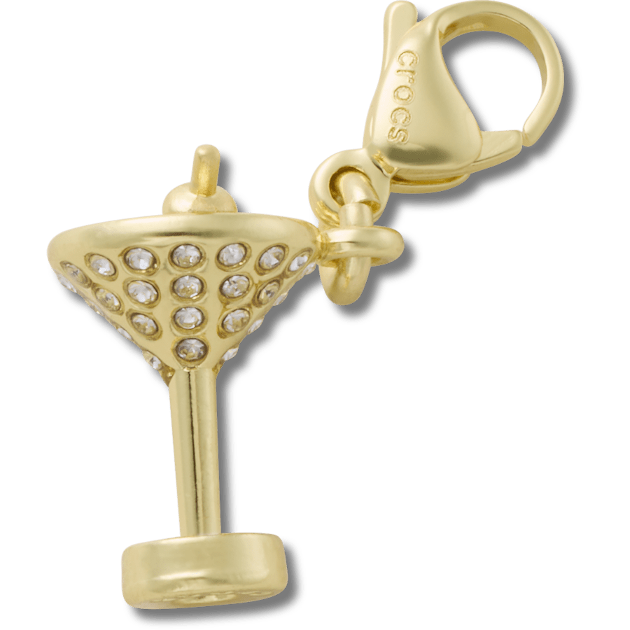 Gold Martini Charm Jibbitz charm | Crocs sale