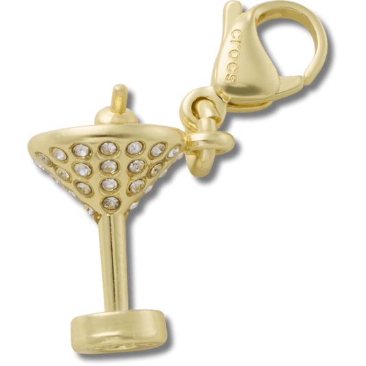 Gold Martini Charm Jibbitz charm | Crocs sale