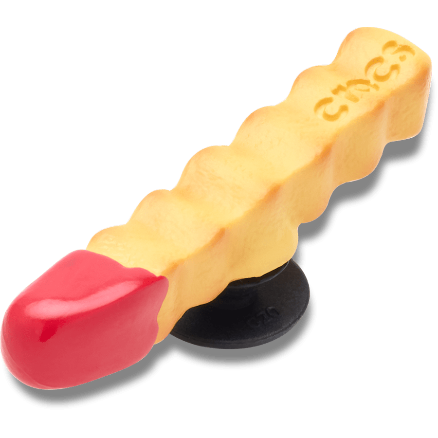 French Fry Dipped in Ketchup Jibbitz™ charms | Crocs for sale