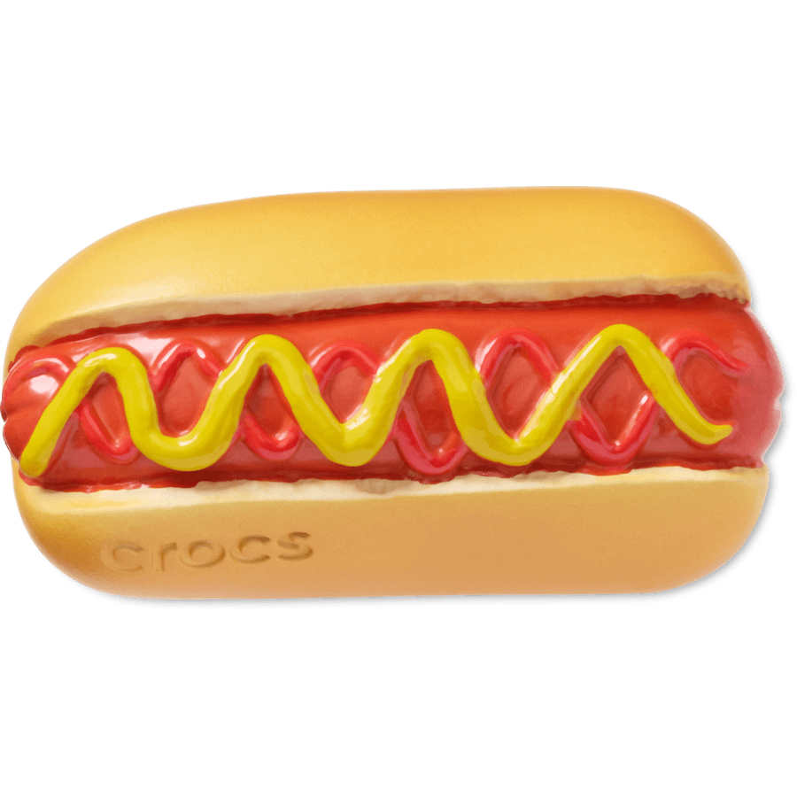 Hot Dog Dipped in Mustard Jibbitz™ charms | Crocs online