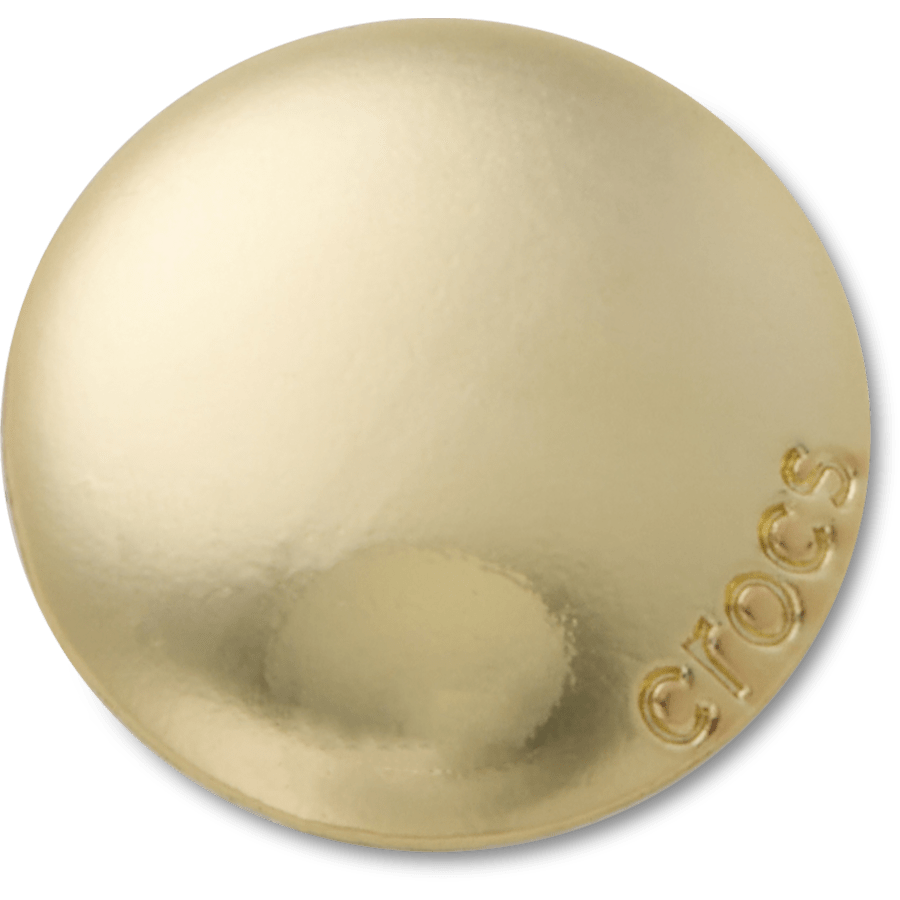 Large Gold Circle Stud Jibbitz™ charms | Crocs online