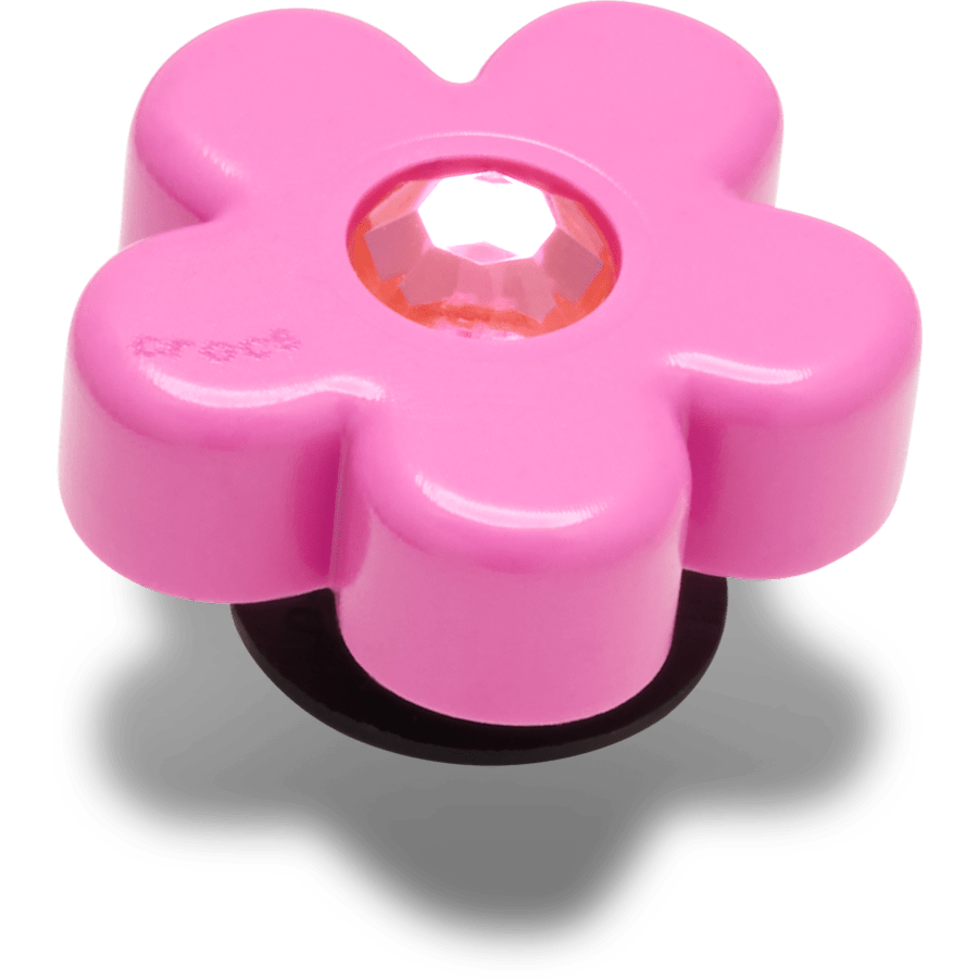 Bright Pink Flower With Gem Jibbitz™ charms | Crocs outlet