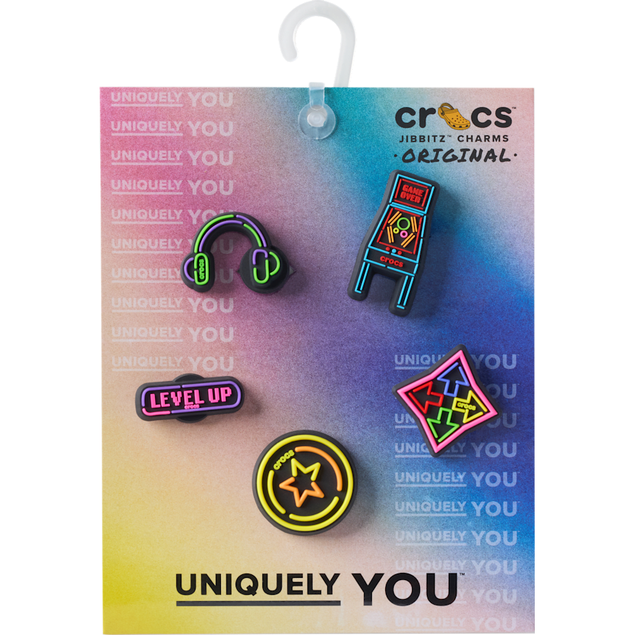 Level Up Gamer 5 Pack Jibbitz™ charms | Crocs for sale