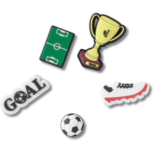 Soccer Star 5 Pack Jibbitz™ charms | Crocs sale