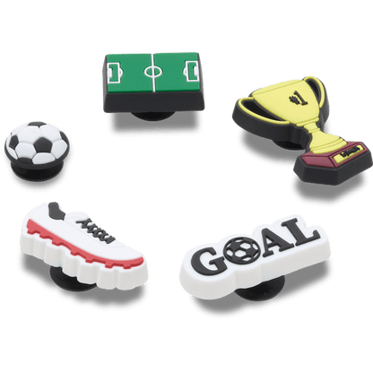 Soccer Star 5 Pack Jibbitz™ charms | Crocs sale