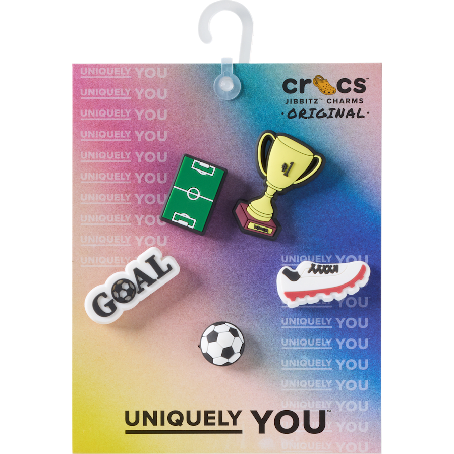 Soccer Star 5 Pack Jibbitz™ charms | Crocs sale