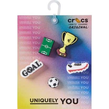 Soccer Star 5 Pack Jibbitz™ charms | Crocs sale