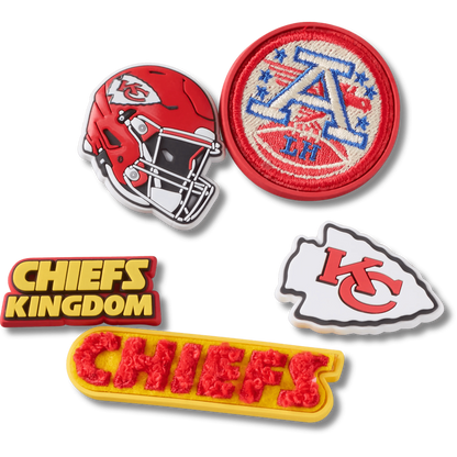 NFL Kansas City Chiefs 5 Pack Jibbitz Shoe Charm | Crocs discount