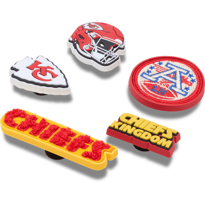 NFL Kansas City Chiefs 5 Pack Jibbitz Shoe Charm | Crocs discount