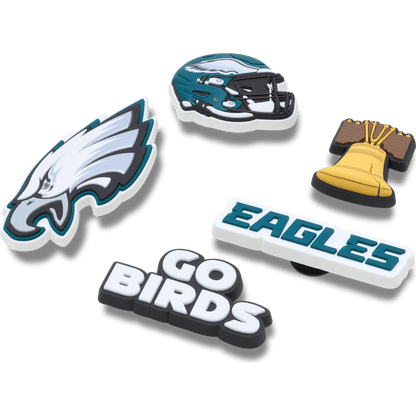 NFL Philadelphia Eagles 5 Pack Jibbitz Shoe Charm | Crocs outlet