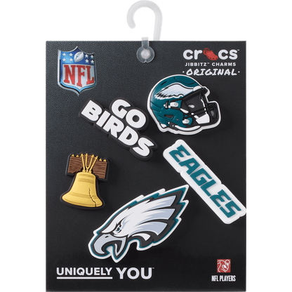 NFL Philadelphia Eagles 5 Pack Jibbitz Shoe Charm | Crocs outlet