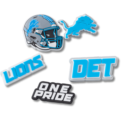 NFL Detroit Lions 5 Pack Jibbitz Shoe Charm | Crocs for sale