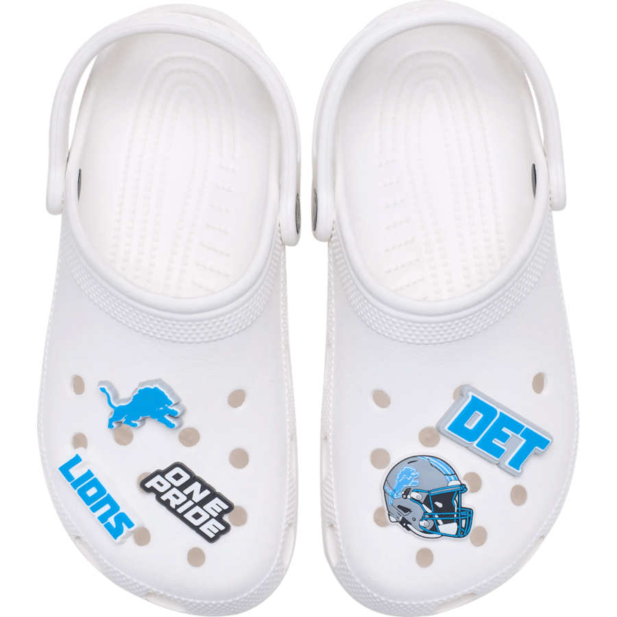 NFL Detroit Lions 5 Pack Jibbitz Shoe Charm | Crocs for sale