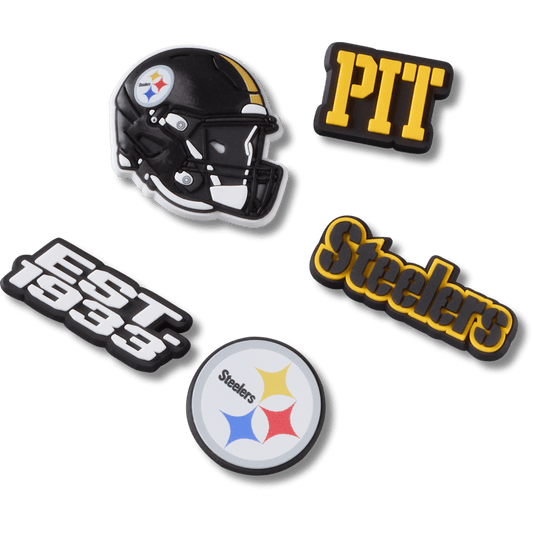 NFL Pittsburgh Steelers 5 Pack Jibbitz Shoe Charm | Crocs outlet