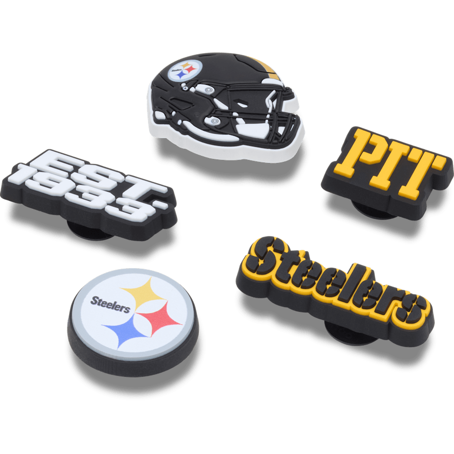 NFL Pittsburgh Steelers 5 Pack Jibbitz Shoe Charm | Crocs outlet