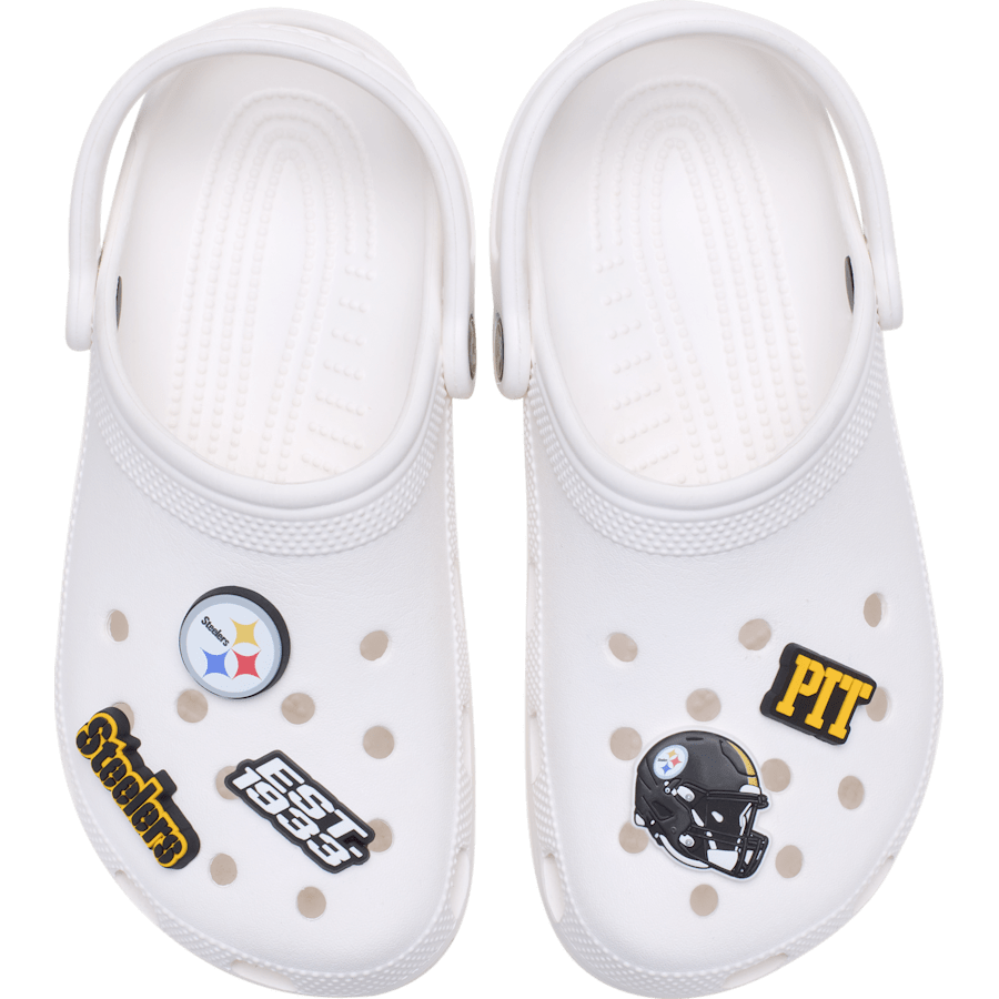 NFL Pittsburgh Steelers 5 Pack Jibbitz Shoe Charm | Crocs outlet