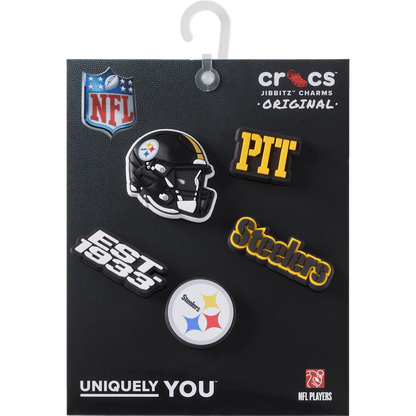 NFL Pittsburgh Steelers 5 Pack Jibbitz Shoe Charm | Crocs outlet