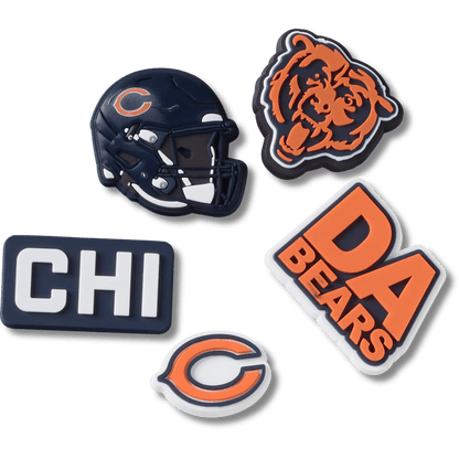NFL Chicago Bears 5 Pack Jibbitz Shoe Charm | Crocs outlet