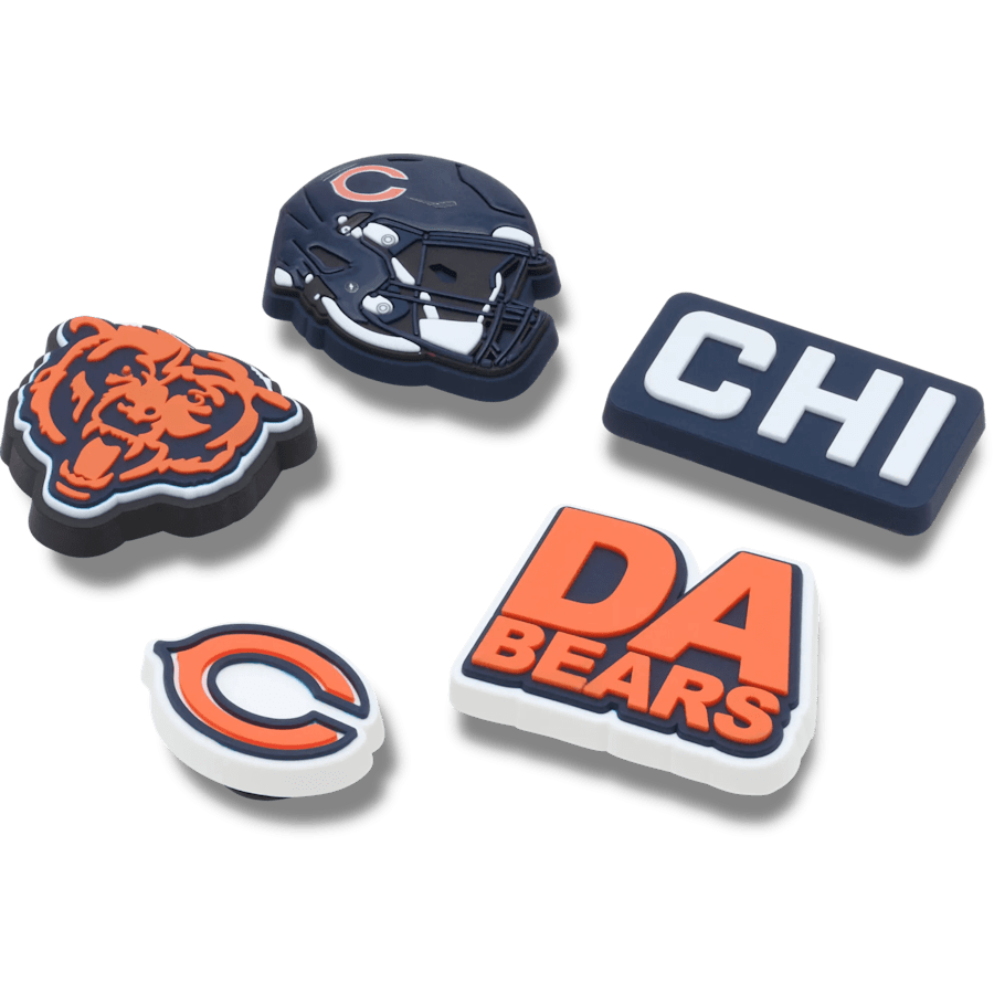 NFL Chicago Bears 5 Pack Jibbitz Shoe Charm | Crocs outlet