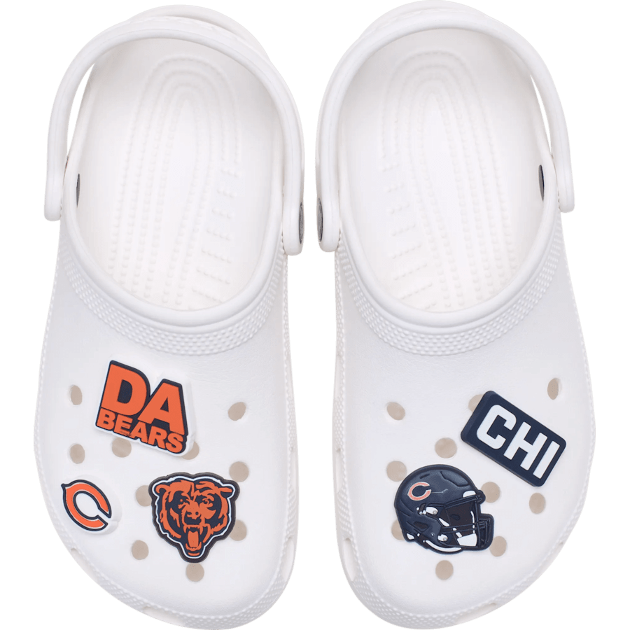 NFL Chicago Bears 5 Pack Jibbitz Shoe Charm | Crocs outlet