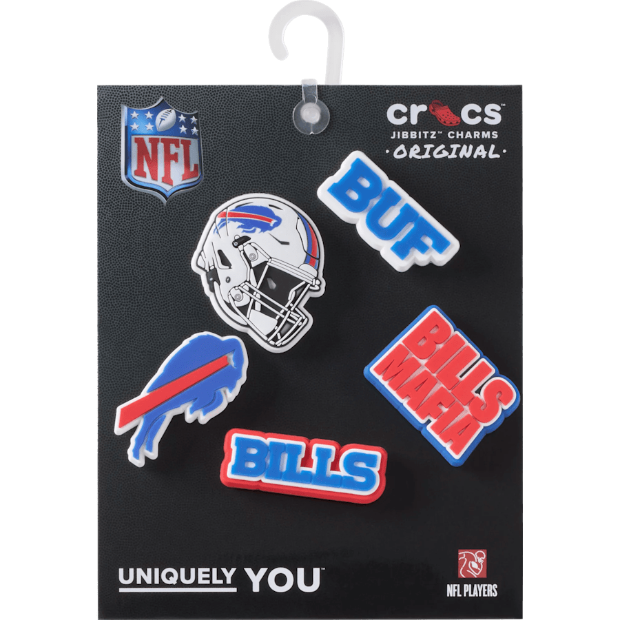 NFL Buffalo Bills 5 Pack Jibbitz Shoe Charm | Crocs outlet